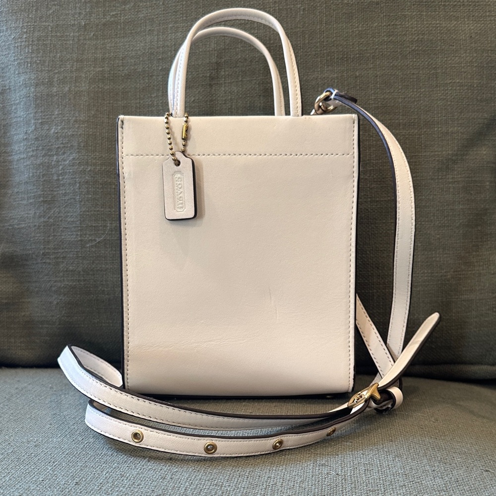Coach Mini Gaston - white leather